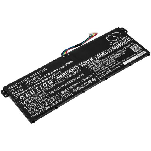 Battery Replacement Acer AP16M5J KT.00205.004 KT.00205.005 for A314-32-C52Q A315-21-289H - 1