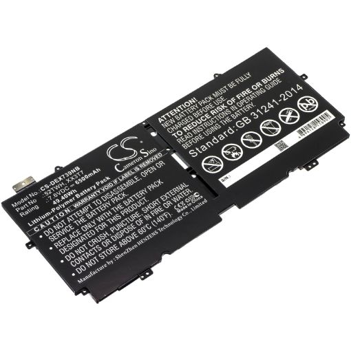 Replacement Battery Dell 52TWH XX3T7 for XPS 13 7390 - 1