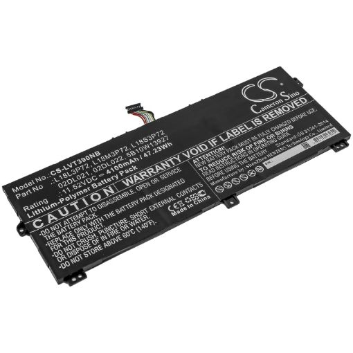 Battery Replacement Lenovo 02DL021 02DL022 5B10W13927 5B10W13928 L18L3P72 L18M3P72 - 1