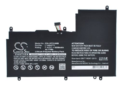 Picture of Battery Replacement Lenovo L14M4P72 L14S4P72 for Yoga 3 14 Yoga 3 1470