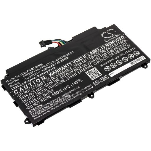Fujitsu CP675904-01 FPB0322S FPCBP448 Battery Replacement for Stylistic Q736 Q737 - 1
