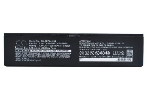 Replacement Battery Dell 0D47W 34GKR 451-BBFS for Latitude 14 E7440 - 1