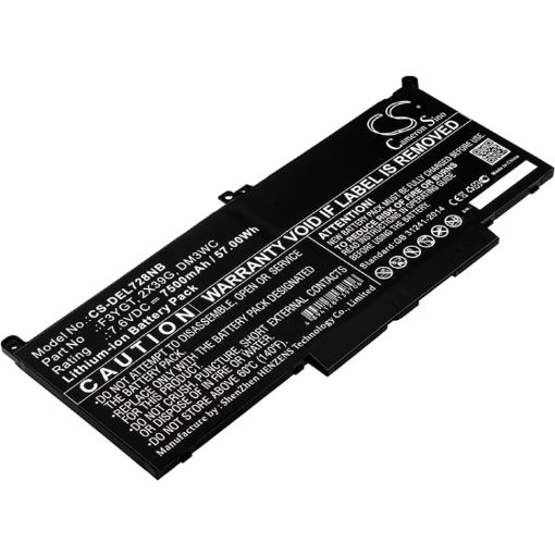 Battery Replacement Dell 0DM3WC 0F3YGT 2X39G 451-BBYE 453-BBCF DM3WC F3YGT KG7VF - 1