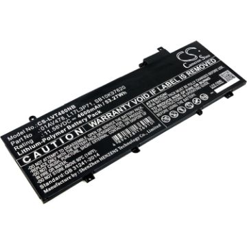 Battery Replacement Lenovo 01AV478 01AV479 L17L3P71 L17M3P71 for ThinkPad T480s - 1
