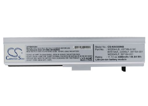 Battery Replacement Compaq 397164-001 EH510AA HSTNN-A14C for Presario B1800 - 1