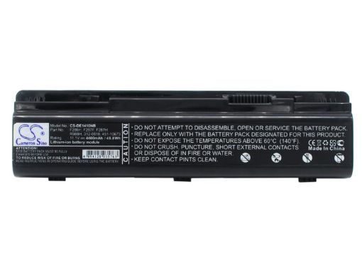 Picture of Battery Replacement Dell 0F286H 0F287H 0G066H 0G069H 0R988H 312-0818 451-10673 DP-01072009 DP-07292008 F286H for Inspiron 1410 Vostro 1014