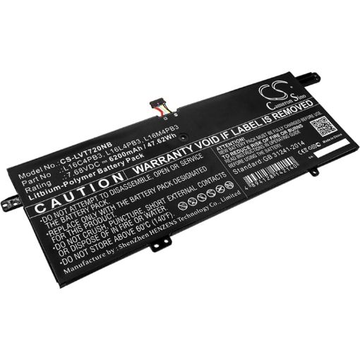 Lenovo L16C4PB3 L16L4PB3 L16M4PB3 Battery Replacement for IdeaPad 720s-13 - 1