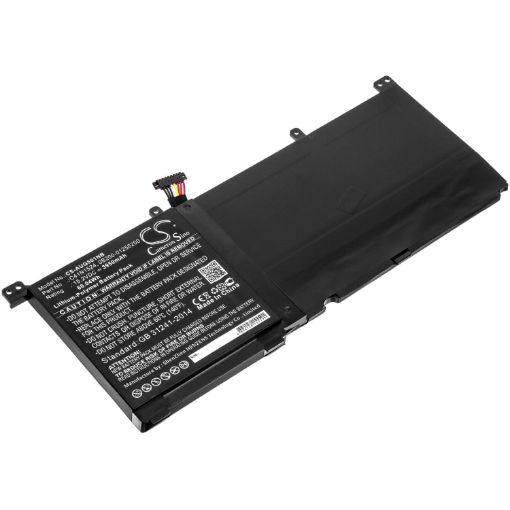 Battery Replacement Asus 0B200-01250200 C41N1524 for N501VW-2B G501VW - 1
