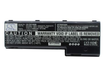 Replacement Battery for Toshiba PA3479U-1BRS PA3480U-1BRS PABAS078 Satellite P100-102 - 1