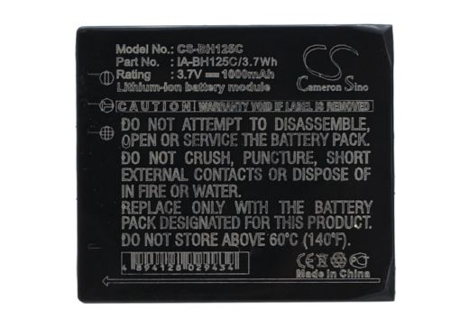 Picture of Battery Replacement Samsung IA-BH125C for HMX-R10 HMXR10BN