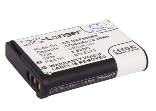 Replacement Battery Nikon EN-EL23 for Coolpix P600 P610 - 1