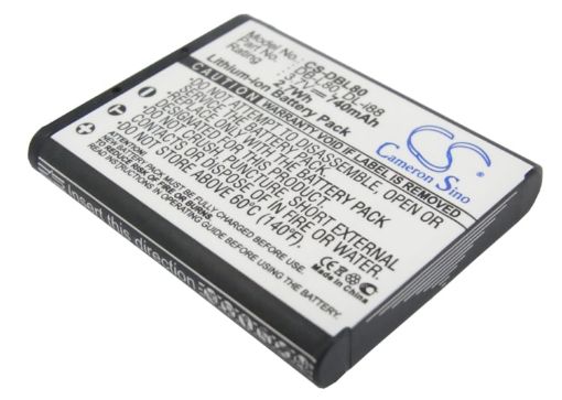 Sanyo DB-L80 Battery Replacement for DMX-CG100 & DMX-CG102 - 1