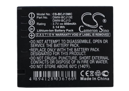 Picture of Battery Replacement Leica 18719 18720 BP-DC9 BP-DC9E BP-DC9U for D-LUX5 D-LUX5E