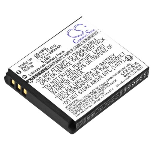 Canon NB-4L PL46G Battery Replacement for Digital IXUS 100 IS & 110 IS - 1