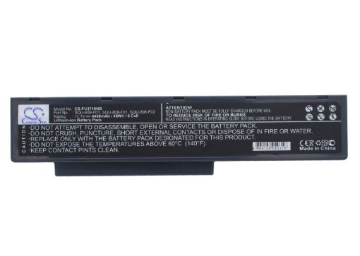 Fujitsu 3UR18650-2-T0182 Battery Replacement for Amilo Li3710 Li3910 - 1