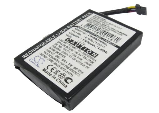 Pharos E3MIO2135211 Battery Replacement for EZ-Road PEZ120 - 1