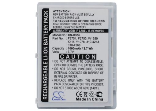 Picture of Battery Replacement Dell X1111 for Axim X3 Axim X30