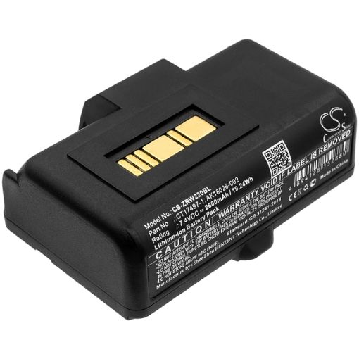 Zebra AK18026-002 CT17497-1 Battery Replacement for RW220 RW320 - 1