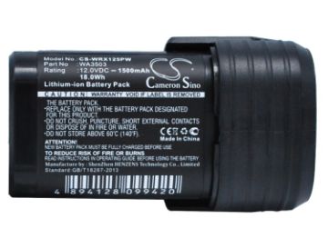 Replacement Battery for Worx WA3503 WA3505 WA3509 H3 WX382 - 1