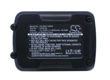 Replacement Battery for Dewalt DCB102-DCB127 120V 12V Li-ion - 1