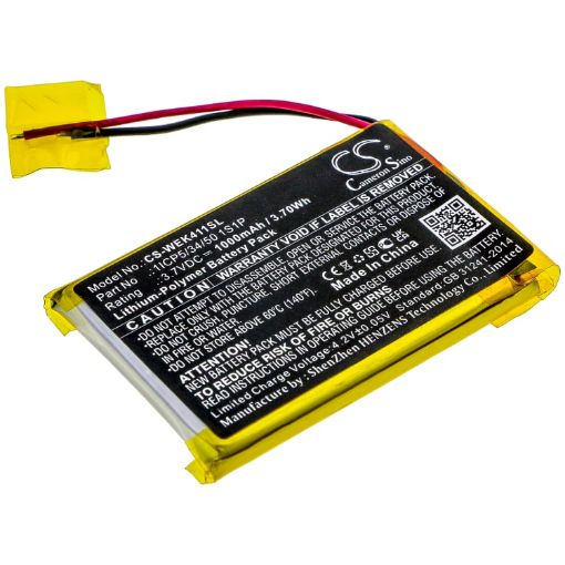 Wacom 1ICP5/34/50 1S1P Battery Replacement for ACK411050 Express Key Remote - 1