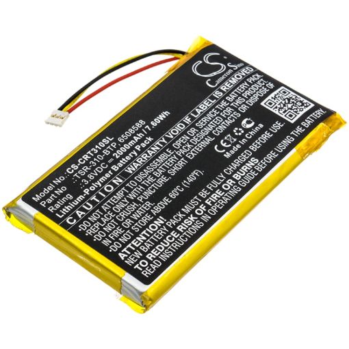 Crestron 6508588 TSR-310-BTP Battery Replacement for TSR-310 Handheld Touch Screen - 1
