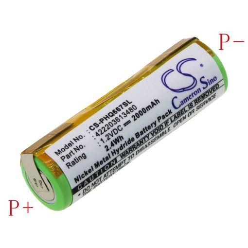 Battery Replacement Philips 138-10584 422203613480 for 5810XL 5811XL - 1