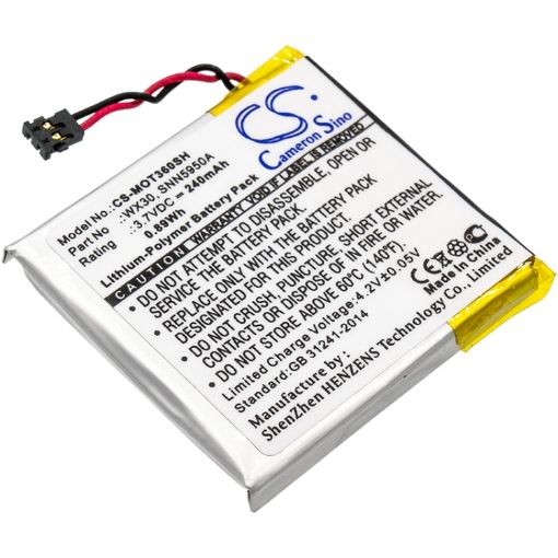 Picture of Battery Replacement Motorola SNN5950A SNN5951A WX30 for Moto 360