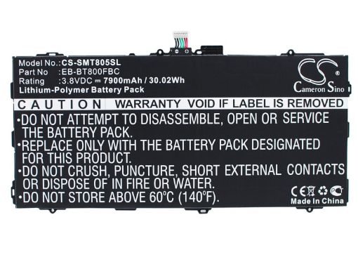 Samsung EB-BT800FBC EB-BT800FBE EB-BT800FBU Battery Replacement for Galaxy Tab S 10.5 - 1