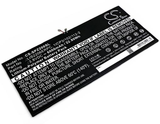 Battery Replacement Sony 1277-3631.1B 1ICP3/102/112-2 LIS2206ERPC for Castor SGP511 - 1