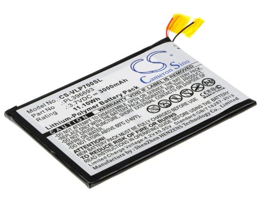 Picture of Battery Replacement Visual Land PL396693 for ME-7G-8GB Prestige 7G 7"