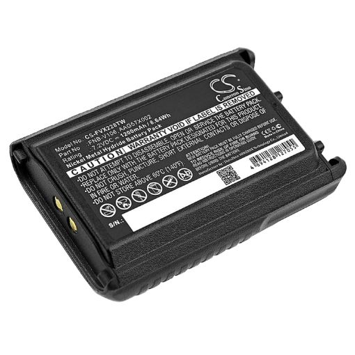 Battery Replacement Vertex AAG57X002 FNB-V106 VX-228 VX-230 - 1