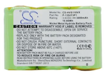 Hoover P-13S/F3P1 Battery Replacement for 300 41B030AD12801 - 1