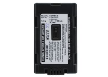 Panasonic CGA-D54 Battery Replacement for AG-AC-90 AG-DVC180A - 1