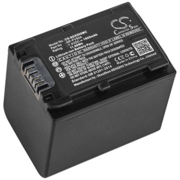 Sony NP-FV50A Battery Replacement for FDR-AX33 FDR-AX40 - 1