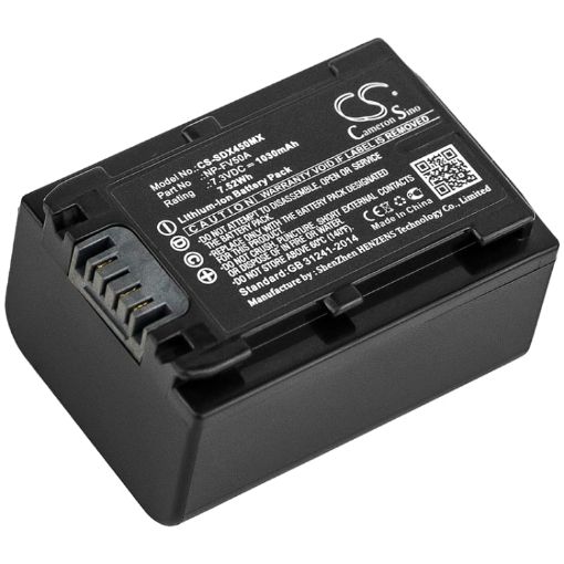 Sony NP-FV50A Battery Replacement for FDR-AX33 FDR-AX40 - 1