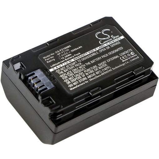 Sony BC-QZ1 CS-FZ100MC Battery Replacement for A7 Mark 3 A7R Mark 3 - 1