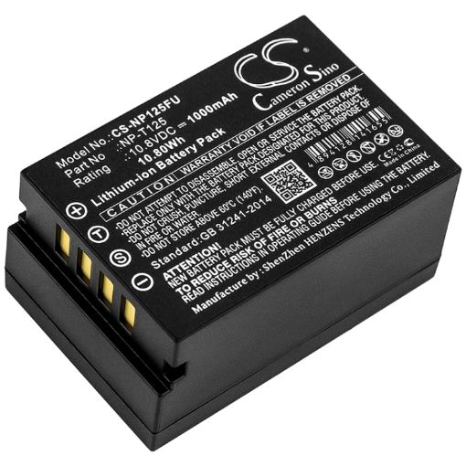 Fujifilm NP-T125 Battery Replacement for GFX 50S Medium Format - 1