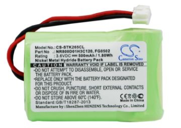 France Telecom FG0502 NR800D01H3C120 Battery Replacement for Amarys 265 Amarys 265SF - 1