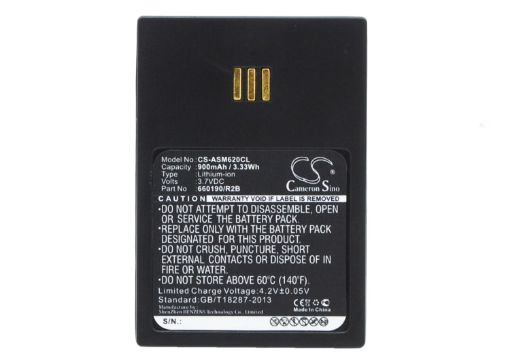 Ascom 5530000102 Battery Replacement RB-D62-L for 9D62 D62 - 1