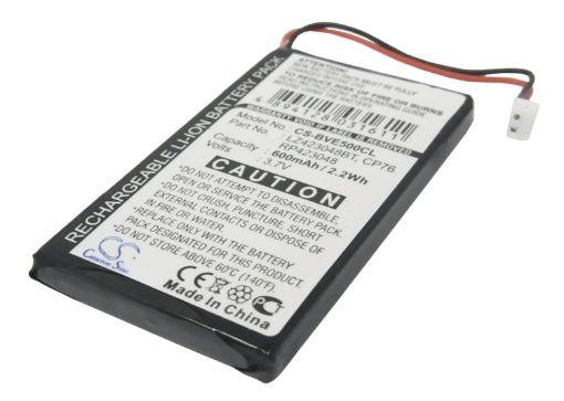 Picture of Battery Replacement Bti CP76 LZ423048 LZ423048BT RP423048 for Verve 500 Verve 500 Black