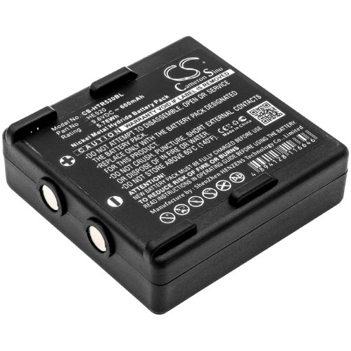Battery Replacement Hetronic 68300510 68300520 68300530 FBH900 HE520 HT-02 NM19HB RHE9608KY - 1
