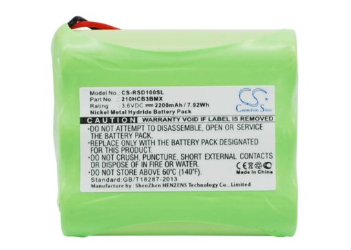 Battery Replacement Roberts 210HCB3BMX GPRHC212B for Solar Dab 1 Radio - 1