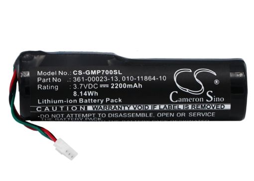Picture of Battery Replacement Garmin 010-11864-10 361-00022-15 361-00023-13 for Pro 550 Pro 550 handheld
