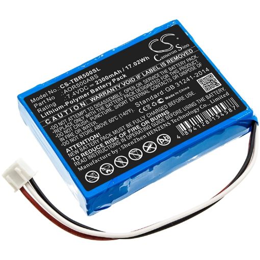 Picture of Battery Replacement Tribrer AOR500ABS for AOR500 AOR500-s