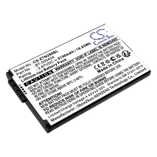 Zebra BT-000454 Battery Replacement for TC15 TN28 - 1