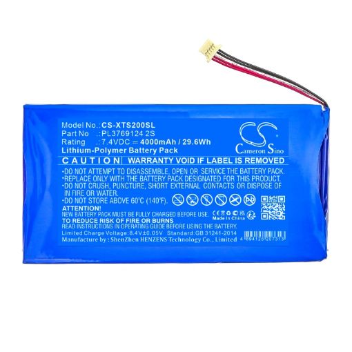 Xtool PL3769124 2S Battery Replacement for PS2 Heavy Duty Truck Diagnostic - 1
