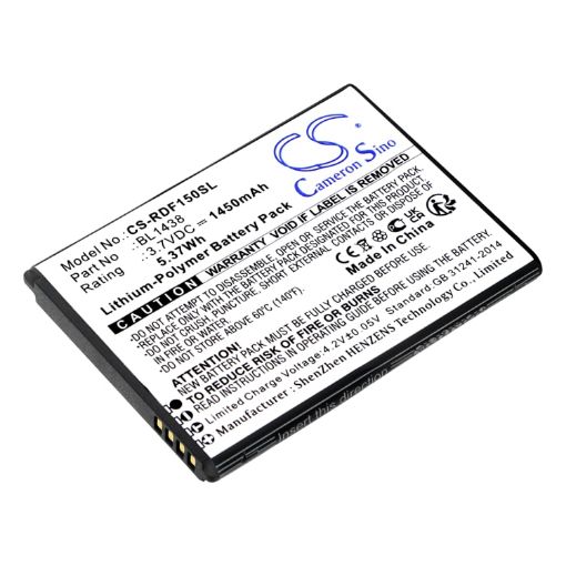 Battery Replacement R3Di BL1438 for Bright Flip FR150 - 1