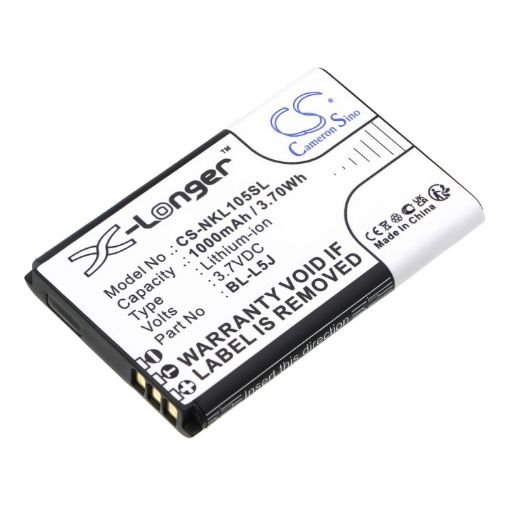 Replacement Battery Nokia BL-L5J for 105 2023 - 1