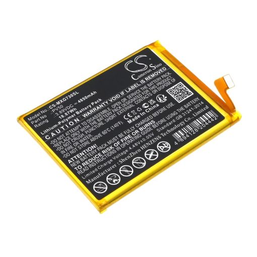 Motorola PV50 SB18D61156 Battery Replacement for Moto G73 5G XT2237 - 1